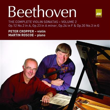 Cropper Peter / Roscoe Martin & Ludwig van Beethoven (1770-1827) - Sonaten Für Violine Und Klavier Vol. 2