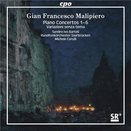 Sandro Ivo Bartoli & Gian Francesco Malipiero (1882-1973) - Konzert Fuer Klavier 1-6 (2 CDs)