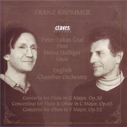 Graf Peter-Lukas/Holliger Heinz & Krommer - Flötenkonzert G-Dur/Concertino/Ob.Conc.
