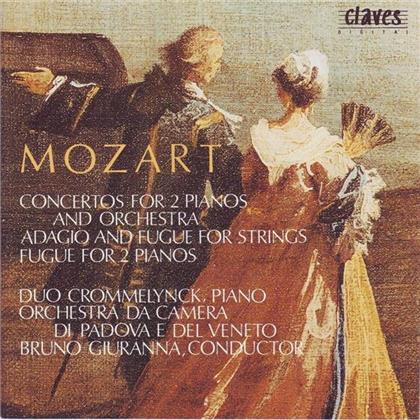 Giuranna Bruno/Duo Crommelynck & Wolfgang Amadeus Mozart (1756-1791) - Concertos For 2 Pianos/Adagio