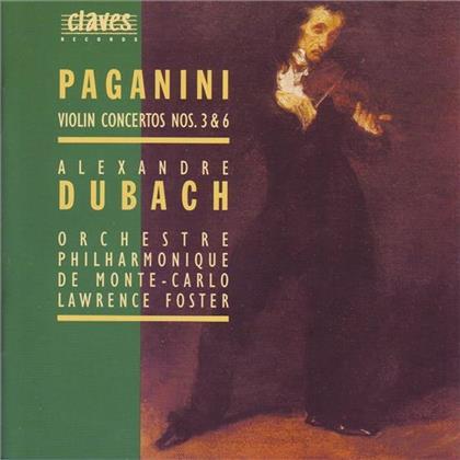 Foster Lawrence/Dubach Alexandre & Nicolò Paganini (1782-1840) - Violin Concertos 3, 6