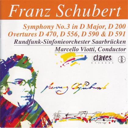 Viotti Marcello/Rso Saarbrücken & Franz Schubert (1797-1828) - Sinfonie 3, Ouvertüren D470,556,590,591