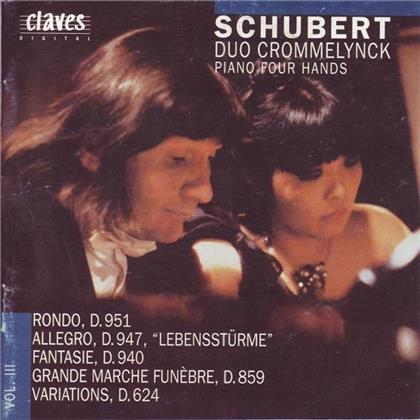 Duo Crommelynck & Franz Schubert (1797-1828) - Rondo D951/Liebesstürme/Marche D624