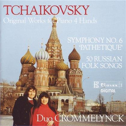 Duo Crommelynck & Peter Iljitsch Tschaikowsky (1840-1893) - Symphony 6 Original Version 4 Hands
