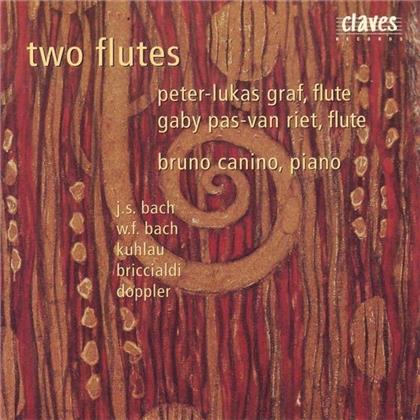 Graf Peter-Lukas/Pas-Van Riet/Canino & Bach J.S./Bach W.F./Kuhlau/Briccialdi - Two Flutes - Duos And Trios For Flute