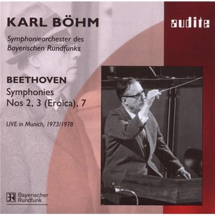 --- & Ludwig van Beethoven (1770-1827) - Symphonien 2,3,7 (2 CDs)