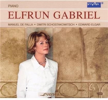 Elfrun Gabriel & Elgar/Falla/Schostakowitsch - Klavier