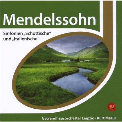 Kurt Masur & Felix Mendelssohn-Bartholdy (1809-1847) - Esprit/Sinfonien 3&4