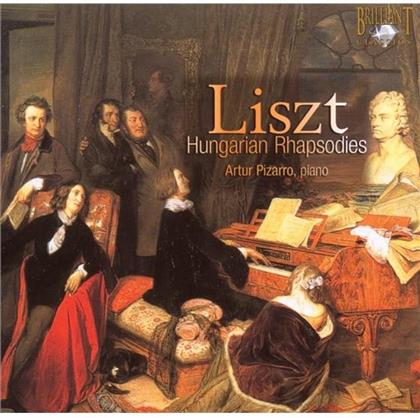 Artur Pizarro & Franz Liszt (1811-1886) - Ungarische Rhapsodien