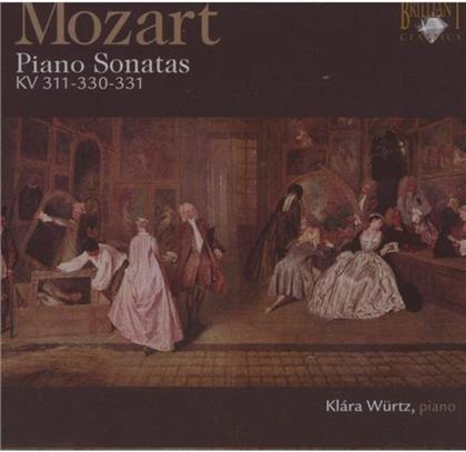 Klára Würtz & Wolfgang Amadeus Mozart (1756-1791) - Klavso Kv311+330+331