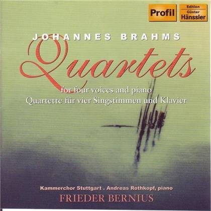 --- & Johannes Brahms (1833-1897) - Quartets For Four Voices+Piano