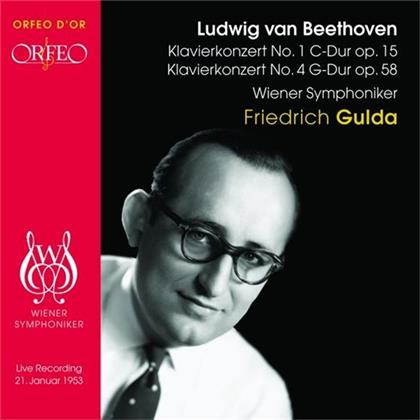 Friedrich Gulda (1930-2000) & Ludwig van Beethoven (1770-1827) - Klavierkonz 1 & 4