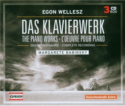 Margarethe Babinsky & Egon Wellesz 1885-1974 - Klavierwerk, Das (3 CDs)