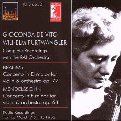Vito Gioconda De & Felix Mendelssohn-Bartholdy (1809-1847) - Konzert Fuer Violine Op64