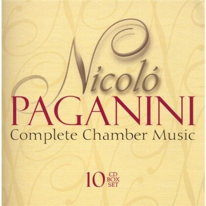 Salvatore Accardo & Nicolò Paganini (1782-1840) - Kammermusik Gesamtaufnahme (10 CD)