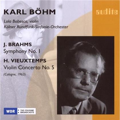 Lola Bobescu & Brahms/Vieuxtemps - Symphonie 1/Violkonz