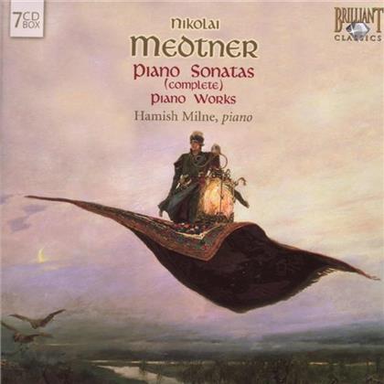 Milne/Berezovsky & Nicolai Medtner (1880-1951) - Werke Für Klavier (7 CDs)