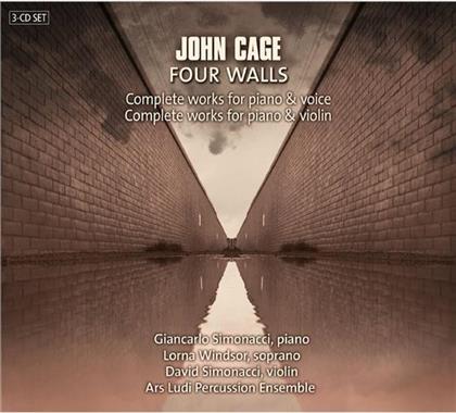 Giancarlo Simonacci & John Cage (1912-1992) - Four Walls (Kammermusik) (3 CDs)