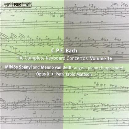 Miklos Spanyi & Carl Philipp Emanuel Bach (1714-1788) - Cembalokonz Vol 16
