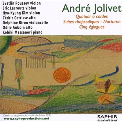 Svetlin Roussev & Andr&eacute; Jolivet (1905-1974) - Eglogues (5), Nocturne, Quartet