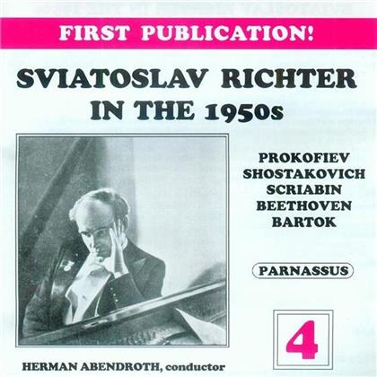 Sviatoslav Richter, Bartok/Beethoven/Prokofiev/Scriabin & Bartok/Beethoven/Prokofiev/Scriabin - Vol. 4 Richter Live In The 50S (2 CDs)