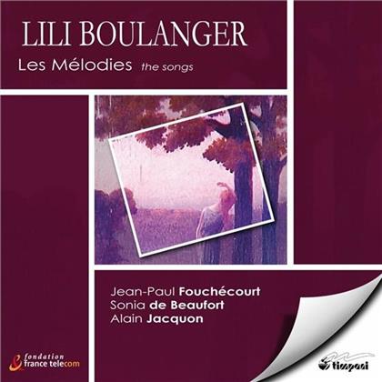 Jean Paul Fouchecourt & Lili Boulanger (1893-1918) - Clairieres Dans Le Ciel, Melod