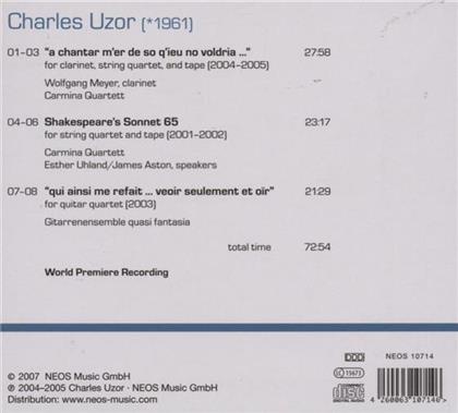 Carmina Quartett/Quasi Fantasia/Meyer W. & Charles Uzor - Quartets/Quintet