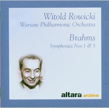 Warsaw Philharmonic Orchestra & Johannes Brahms (1833-1897) - Symphonies Nos.1 & 3