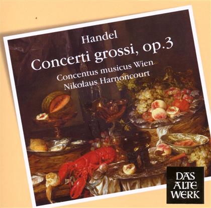 Georg Friedrich Händel (1685-1759), Nikolaus Harnoncourt & Concentus Musicus Wien - Concerti Grossi Op.3&6