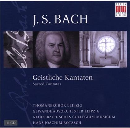 Thomanerchor/Gewandhausorchester Leipzig & Johann Sebastian Bach (1685-1750) - Geistliche Kantaten (11 CDs)