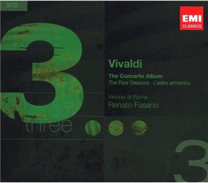 Fasano & Antonio Vivaldi (1678-1741) - Violin Concertos (3 CDs)