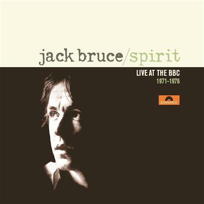 Jack Bruce - Spirit:Live At The Bbc 71-78 (3 CDs)