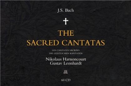 Nikolaus/Leonhard Harnoncourt & Johann Sebastian Bach (1685-1750) - Complete Sacred Cantatas (60 CDs)