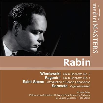 Michael Rabin & Wieniaw/Pagan/Saint-Saens - Violinkonz.2/1/Zigeuner Weisen