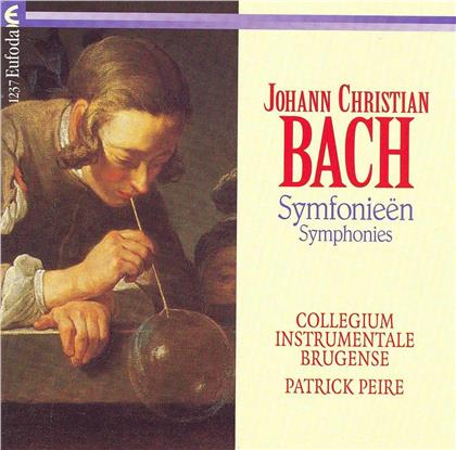 Collegium Instrumentale Brugen, Patrick Peire & Johann Christian Bach (1735-1782) - Sinfonie Op3/1, Op6/6, Op9/2,