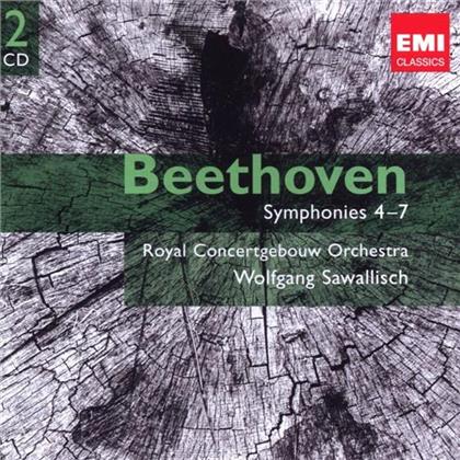 Wolfgang Sawallisch & Ludwig van Beethoven (1770-1827) - Symphony No. 4 (2 CDs)