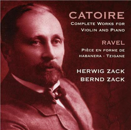Herwig Zack & Gergi Lvovich Catoire - Elegie Op26, Sonate Fuer Violine