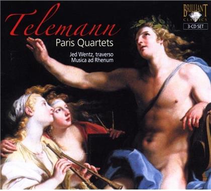 Jed Wentz & Georg Philipp Telemann (1681-1767) - Paris Quartets (3 CDs)