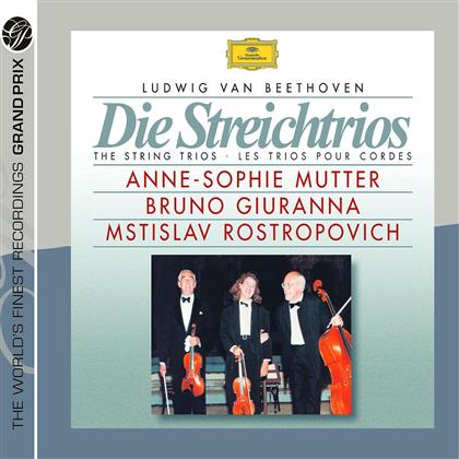 Ludwig van Beethoven (1770-1827), Anne-Sophie Mutter, Bruno Giuranna & Mstislav Rostropovitsch - Streichtrios (2 CDs)