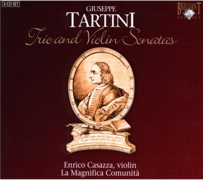 Enrico Casazza & Giuseppe Tartini (1692-1770) - Trio & Violinsonaten (3 CDs)