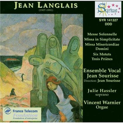 Warnier, Orgel/Hassler, Sopran & Jean Langlais - Messe Solennelle, 5 Motette