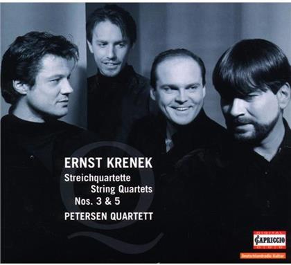 Petersen Quartett & Ernst Krenek (1900 - 1991) - Streichquartette 3, 5