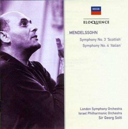 Sir Georg Solti & Felix Mendelssohn-Bartholdy (1809-1847) - Symphonies 3 & 4