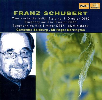 Camerata Salzburg & Franz Schubert (1797-1828) - Symphony 3, Symphony 8