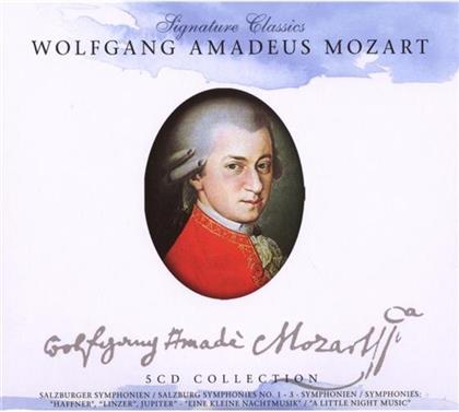 Wolfgang Amadeus Mozart (1756-1791) - Symphonien - Symphonies (5 CDs)