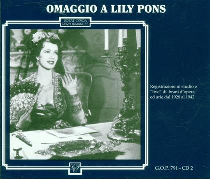 Lily Pons & --- - Registrazioni Instudio E Live 1928-1942