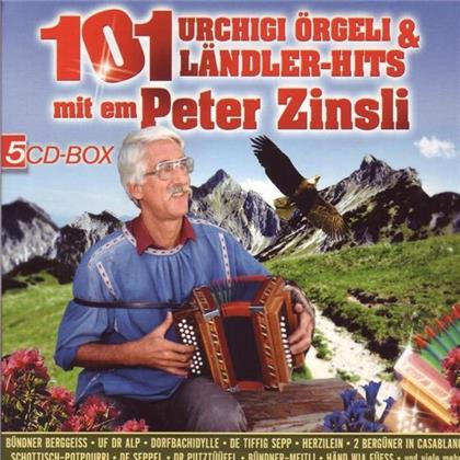 Peter Zinsli - 101 Urchigi Örgeli & Ländler-Hits (5 CDs)