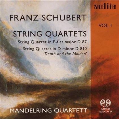 Mandelring Quartet & Franz Schubert (1797-1828) - Str.Quart.Vol.1 (SACD)