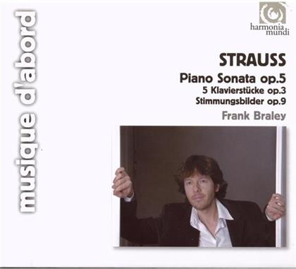 Frank Braley & Richard Strauss (1864-1949) - Klaviersonate/Klav.Stücke