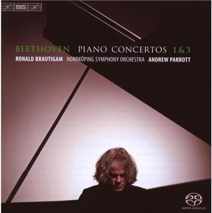 Parrott Andrew / Norrkoping So & Ludwig van Beethoven (1770-1827) - Piano Ctos 1 & 3 (SACD)